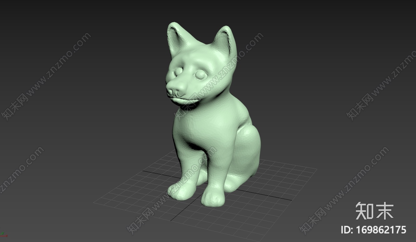 坐姿小狗puppy3d打印模型下载【ID:169862175】