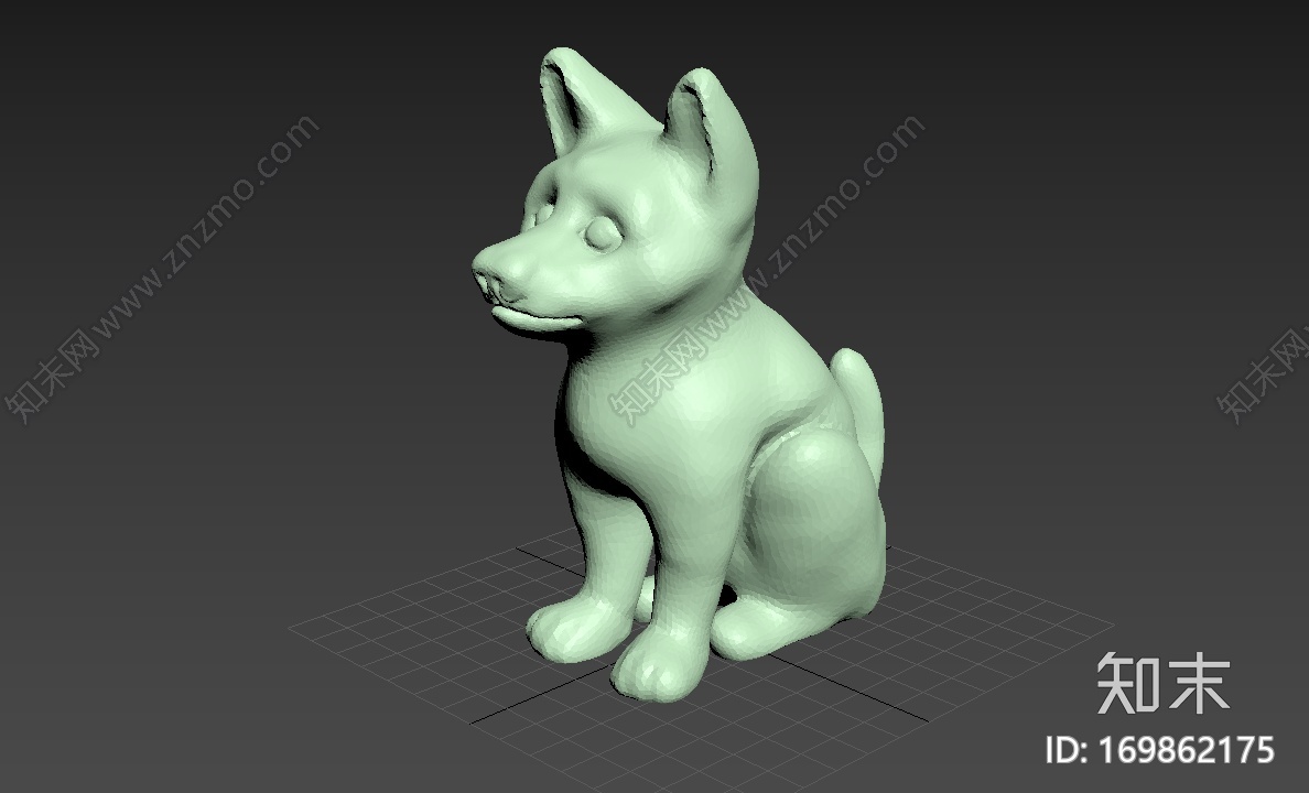 坐姿小狗puppy3d打印模型下载【ID:169862175】