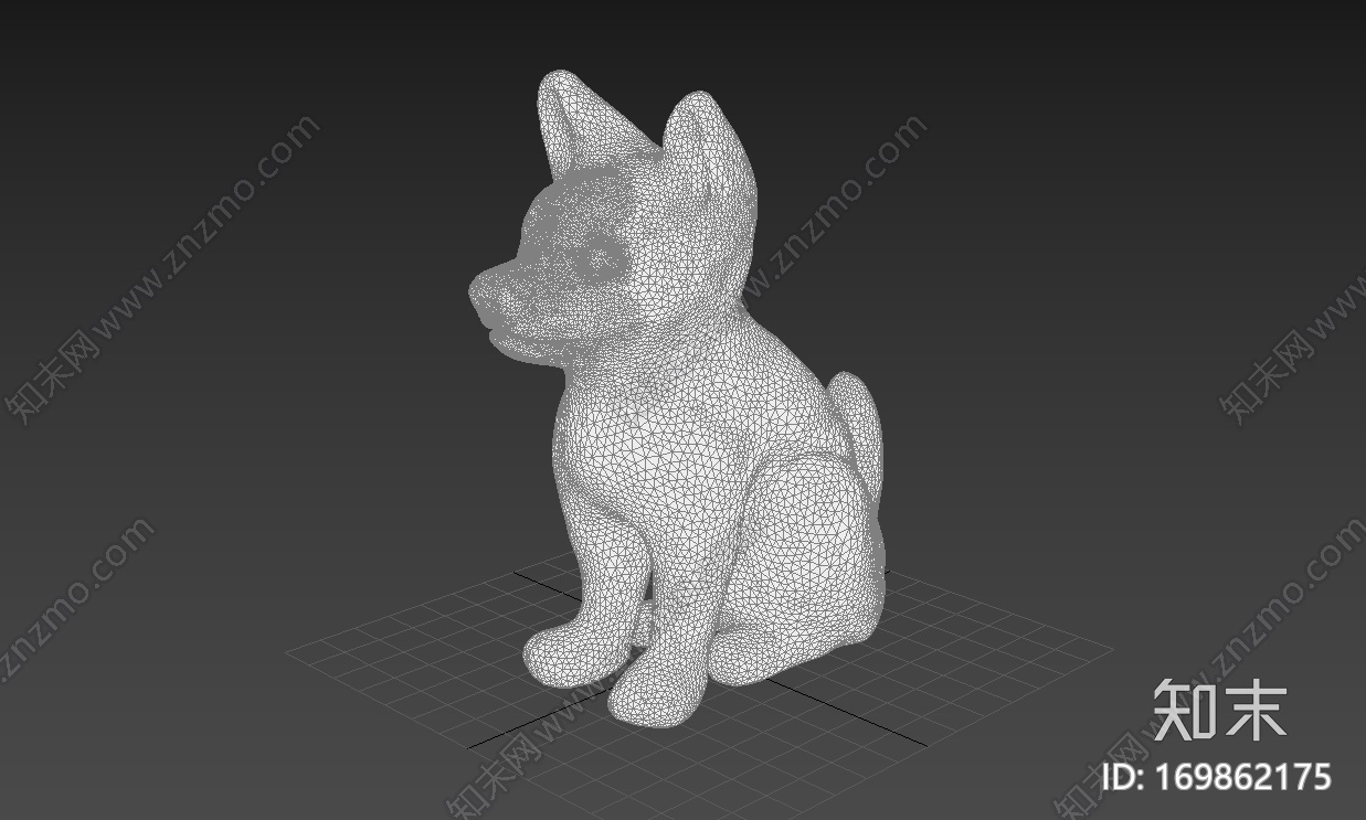 坐姿小狗puppy3d打印模型下载【ID:169862175】