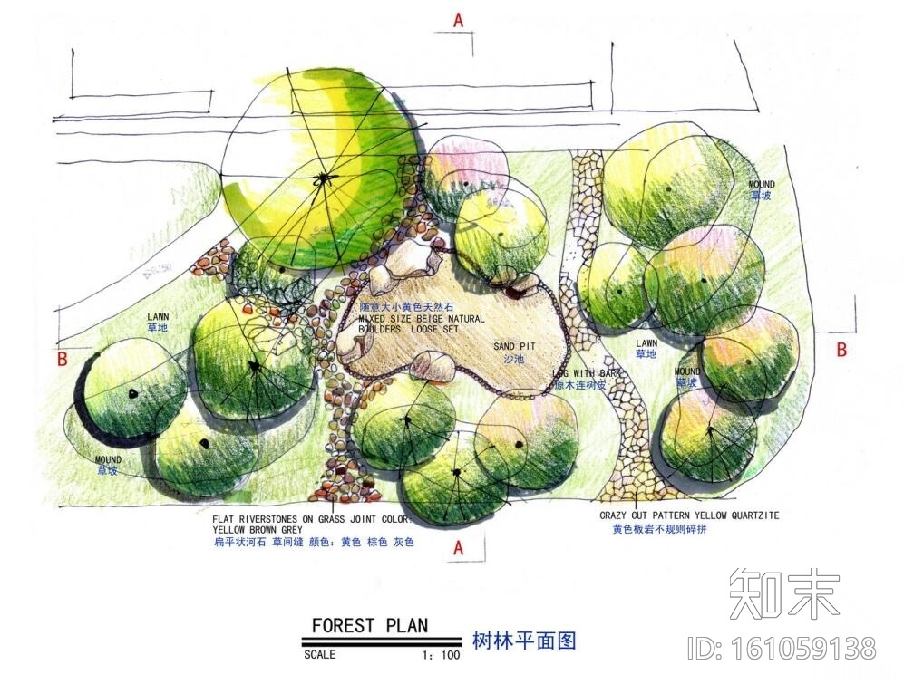 [江苏]滨河景花园全套景观手绘扩初文本施工图下载【ID:161059138】