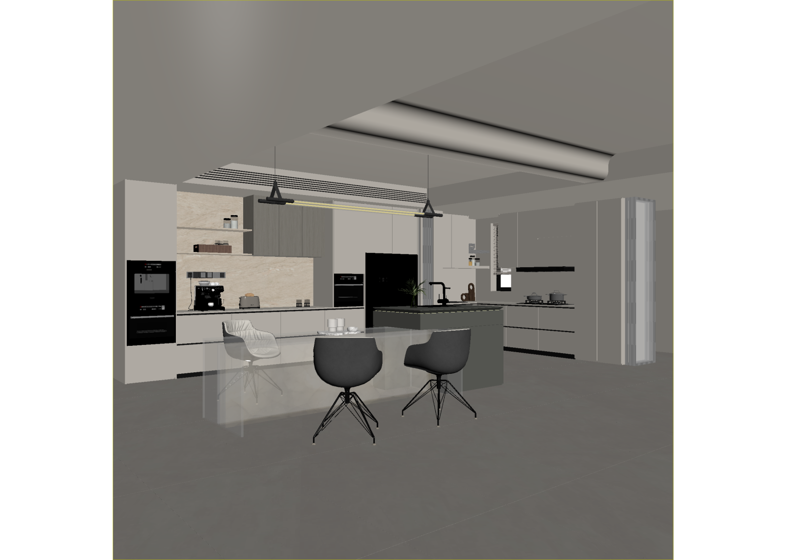现代其他通用空间3D模型下载【ID:1215176251】