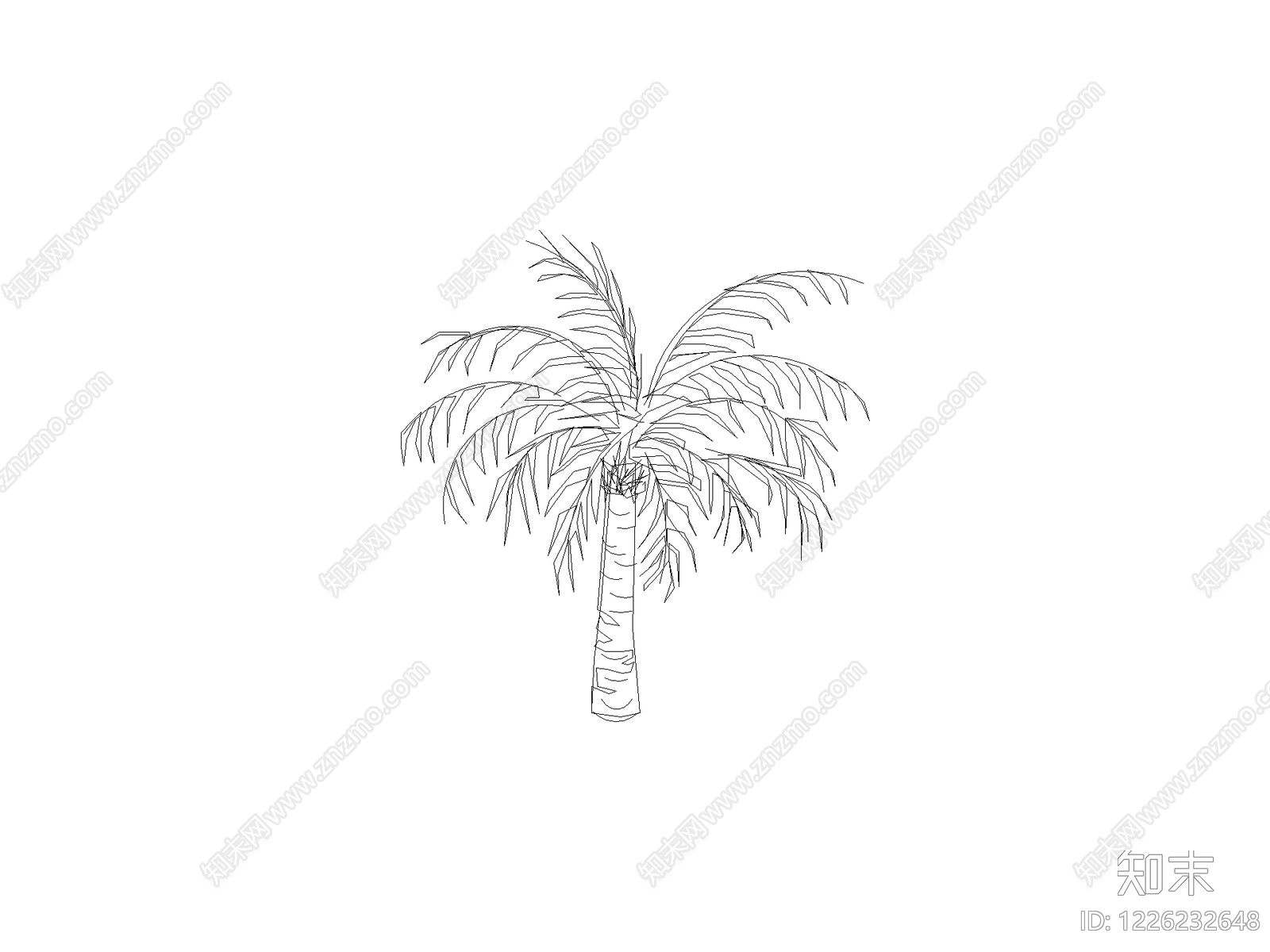 乔木种植cad施工图下载【ID:1226232648】