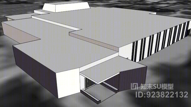 自助餐厅SU模型下载【ID:923822132】