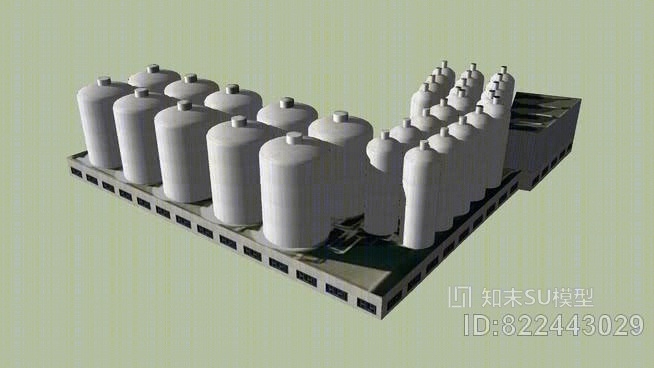 马拉加圣米格尔啤酒厂SU模型下载【ID:822443029】