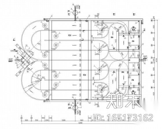 [重庆]污水处理厂施工工艺图（含管网图）cad施工图下载【ID:165173162】