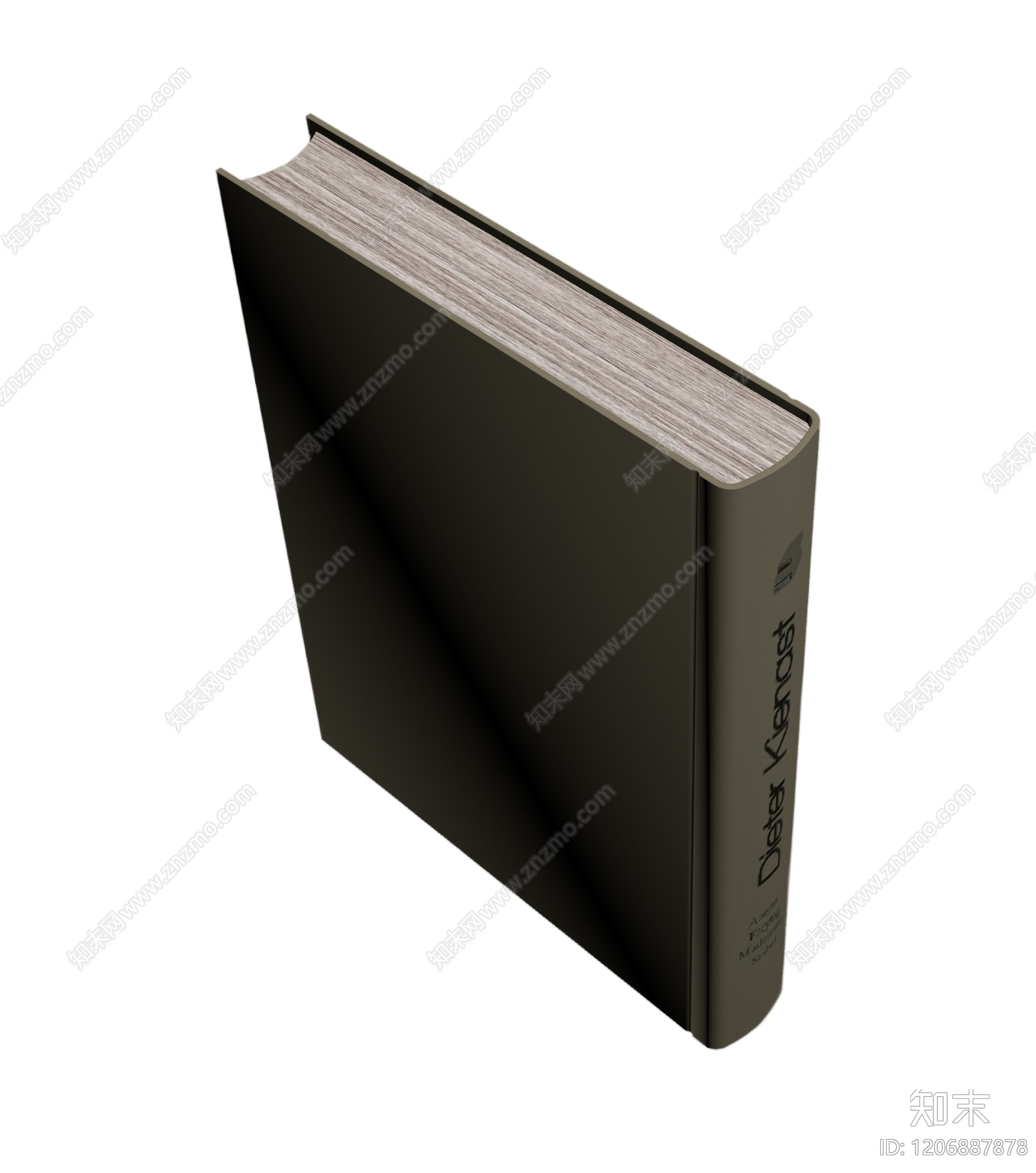 带书脊的书籍模型3D模型下载【ID:1206887878】