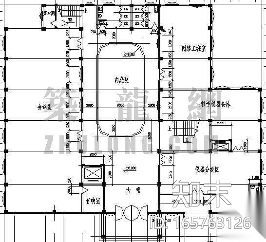 某电教楼建筑设计方案cad施工图下载【ID:165763126】