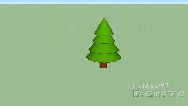 卡通树SU模型下载【ID:124975647】