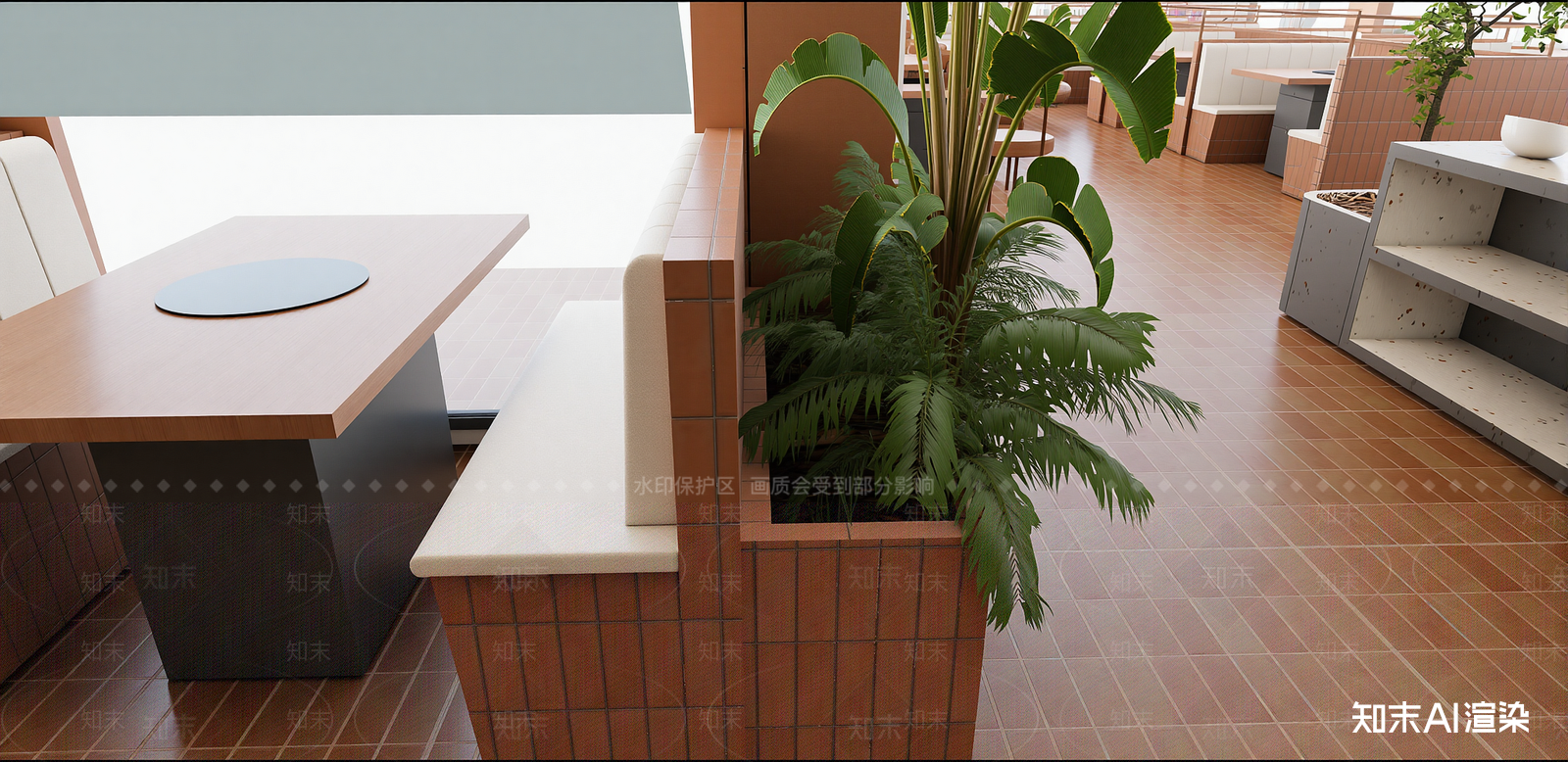 现代火锅店SU模型下载【ID:1216065215】