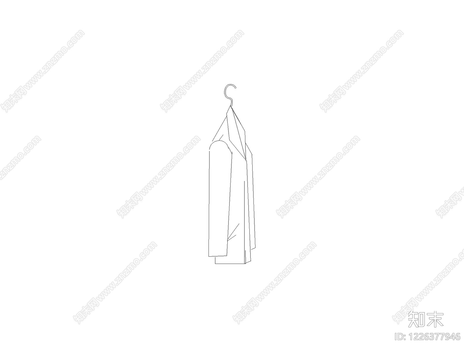 现代服装鞋帽CAD图纸