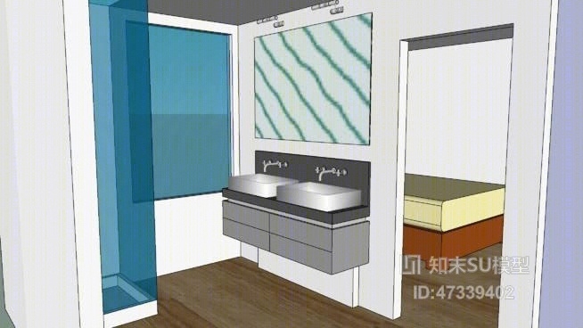 wastafelmeubelSU模型下载【ID:47339402】