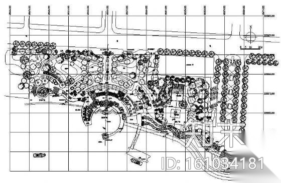 富阳中心广场初步设计全套图纸施工图下载【ID:161034181】