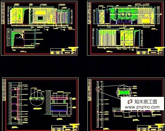 样板房施工图cad施工图下载【ID:56939072】