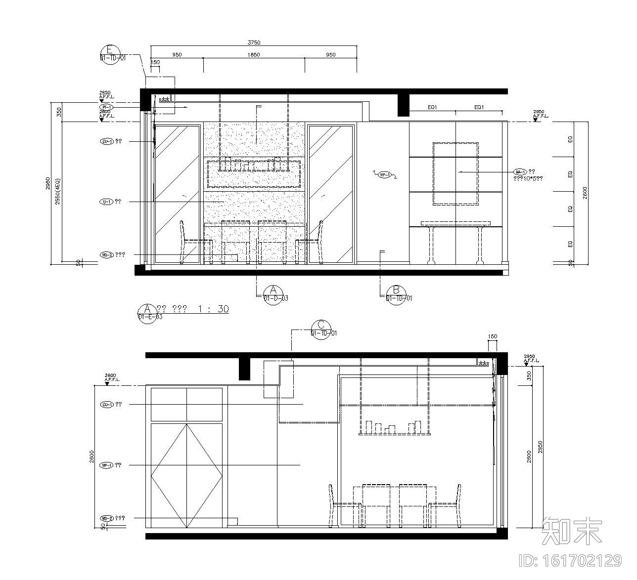 [苏州]梁志天设计——中式风格别墅室内装修施工图附软装...施工图下载【ID:161702129】