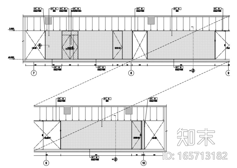 [武汉]中心样板层及T3办公楼CAD+PDF施工图施工图下载【ID:165713182】