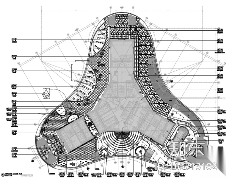 [武汉]中心样板层及T3办公楼CAD+PDF施工图施工图下载【ID:165713182】