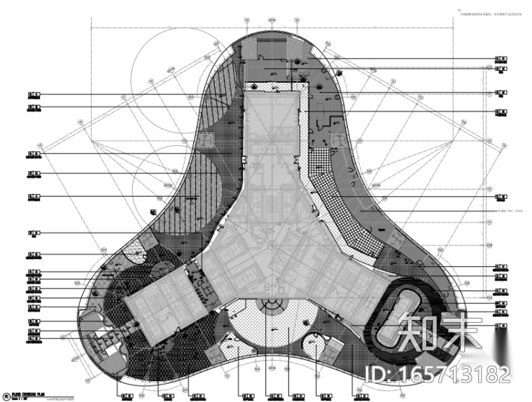 [武汉]中心样板层及T3办公楼CAD+PDF施工图施工图下载【ID:165713182】