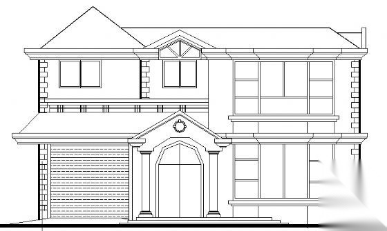 某二层小型别墅建筑施工图施工图下载【ID:149907133】