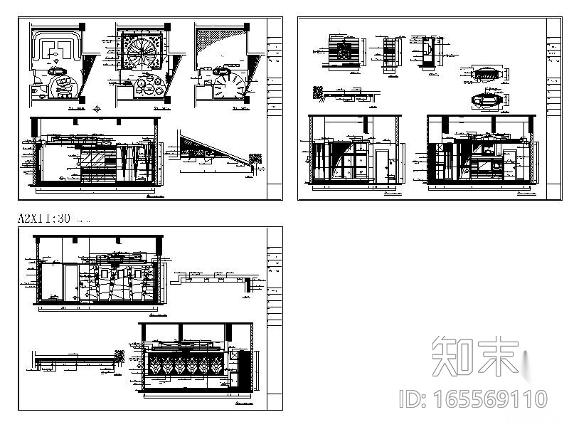 奢华KTV包间装修图Ⅳcad施工图下载【ID:165569110】