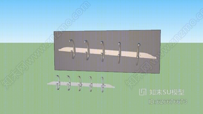 衣架衣架SU模型下载【ID:626676673】