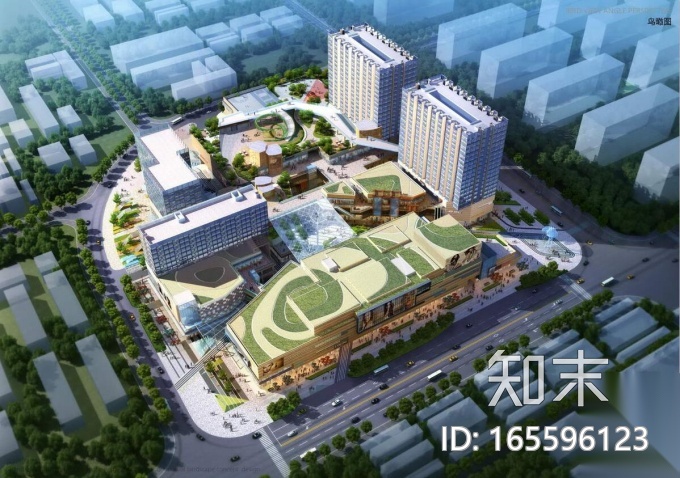 [广东]商业地块景观规划设计方案cad施工图下载【ID:165596123】