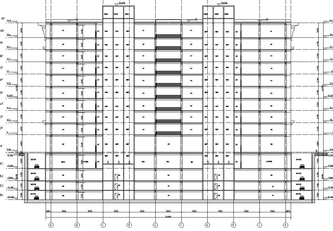 [北京]金融街E9项目政府公建办公楼建筑施工图设计（C...施工图下载【ID:149933147】