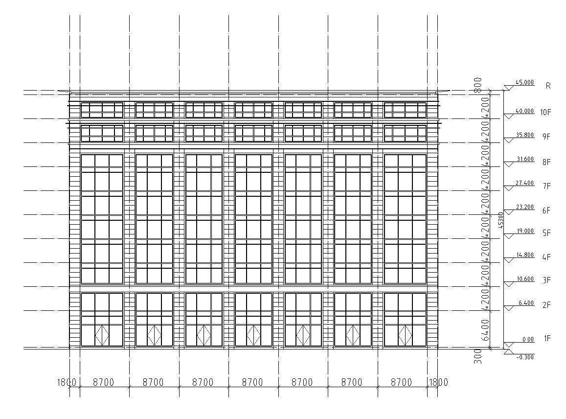 [北京]金融街E9项目政府公建办公楼建筑施工图设计（C...施工图下载【ID:165943181】