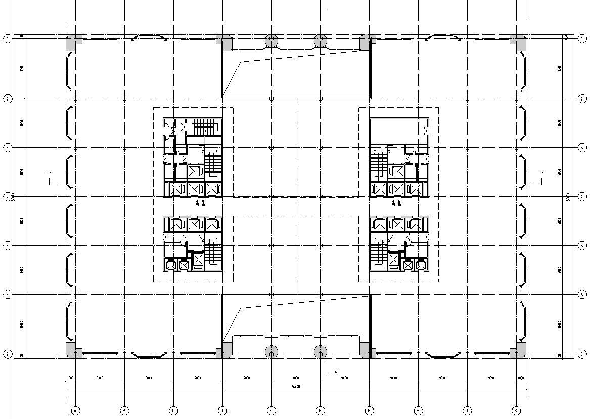 [北京]金融街E9项目政府公建办公楼建筑施工图设计（C...施工图下载【ID:149933147】