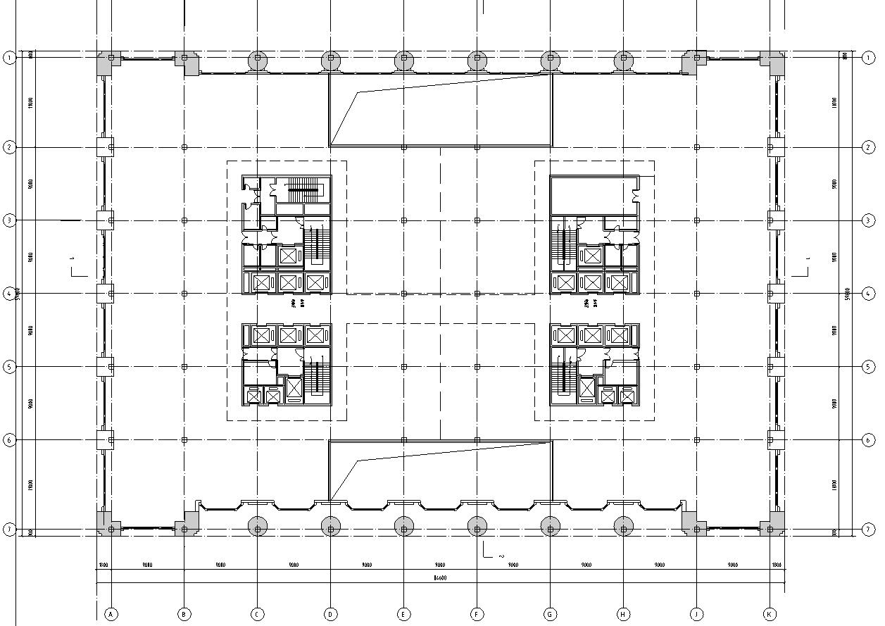 [北京]金融街E9项目政府公建办公楼建筑施工图设计（C...施工图下载【ID:165943181】