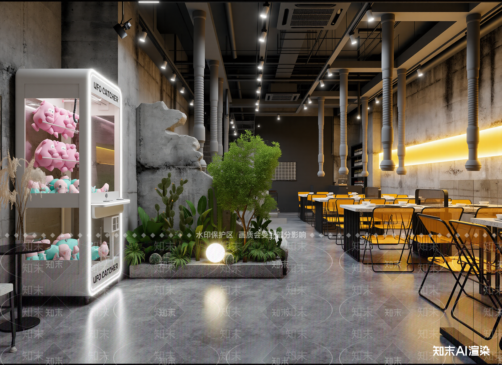 工业其他餐饮空间3D模型下载【ID:1215073968】