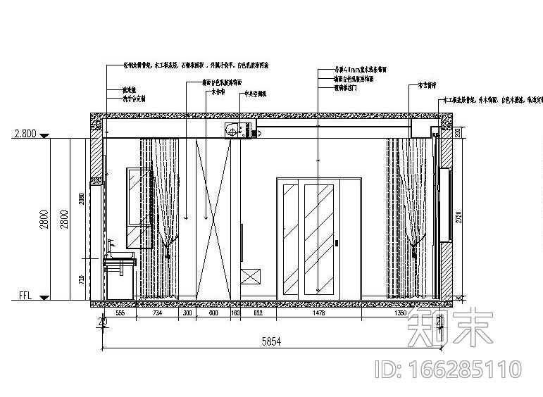 [西安]3层高档现代风格别墅室内设计施工图施工图下载【ID:166285110】