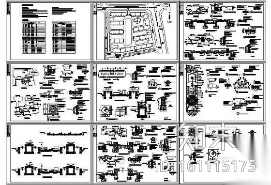 小区园林绿化施工图施工图下载【ID:161115175】