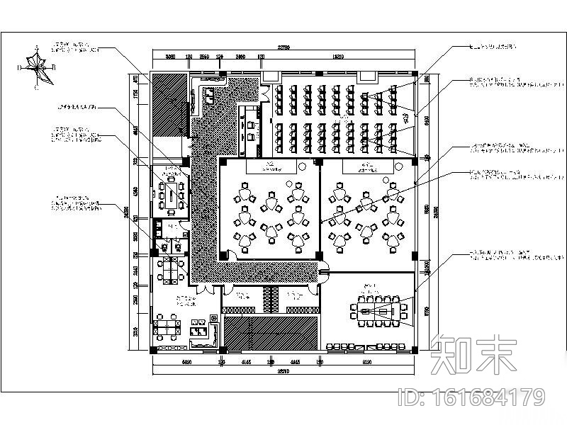 [浙江]现代活泼艺术培训学校设计施工图（含效果图）施工图下载【ID:161684179】