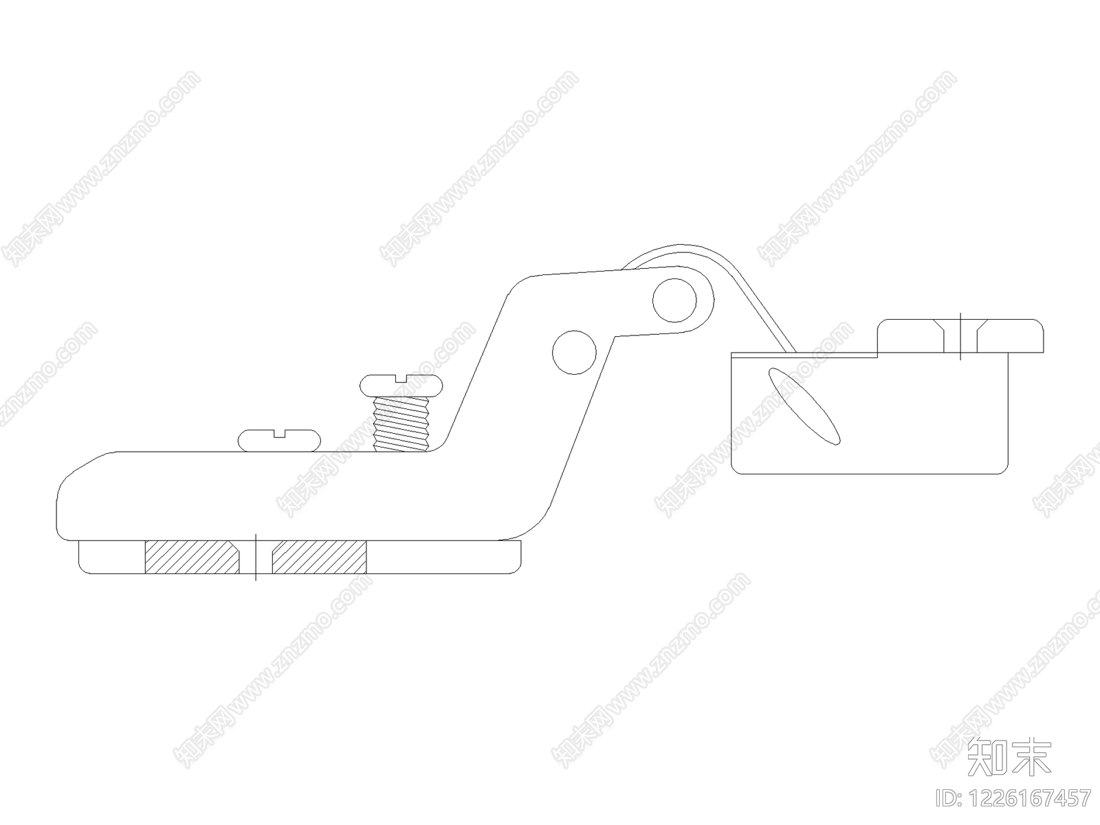 五金管件cad施工图下载【ID:1226167457】