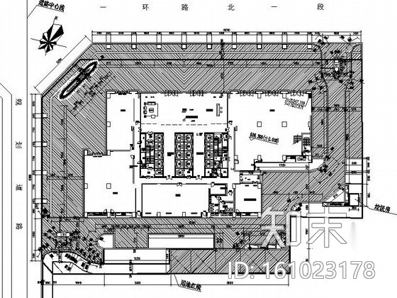 某环境广场施工图cad施工图下载【ID:161023178】