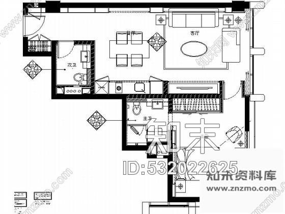 施工图浙江欧式品质商务酒店客房样板间室内施工图含效果图施工图下载【ID:532022625】