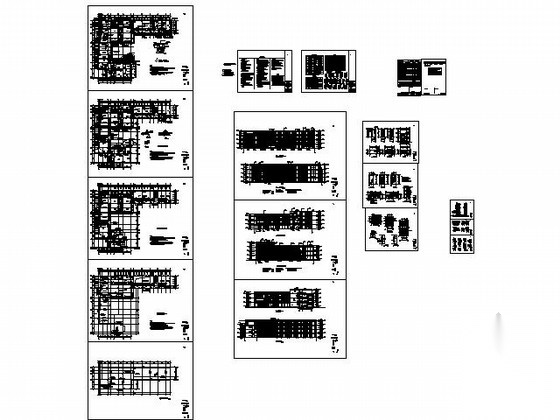 [厦门]某四层十二班幼儿园建筑施工图cad施工图下载【ID:165932175】