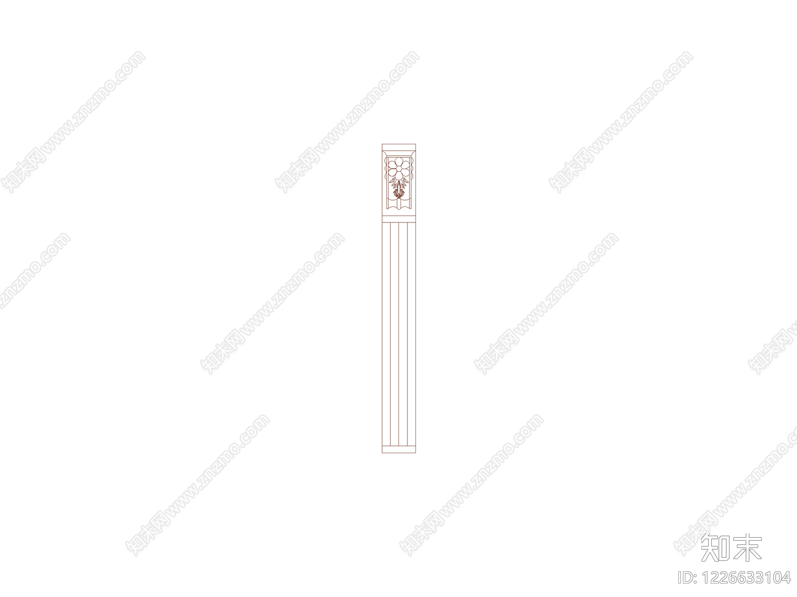 欧式外立面装饰构件CAD图纸