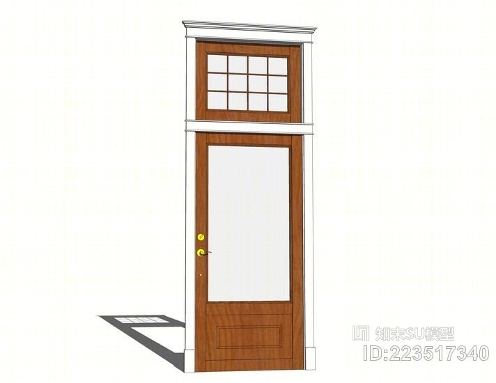 单开门SU模型下载【ID:223517340】