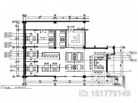 [无锡]日韩料理餐厅室内施工图施工图下载【ID:161779149】