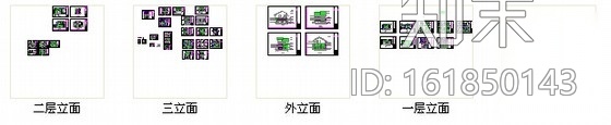 [广东]大型山水豪华现代风格三层生态别墅室内装修施工图施工图下载【ID:161850143】