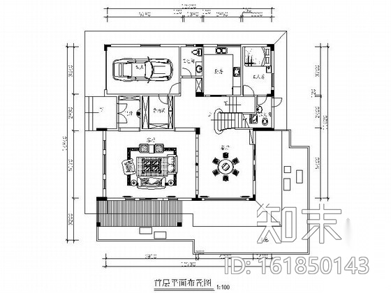 [广东]大型山水豪华现代风格三层生态别墅室内装修施工图施工图下载【ID:161850143】