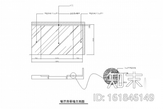 现代两居室室内装修施工图（含效果图）cad施工图下载【ID:161846149】