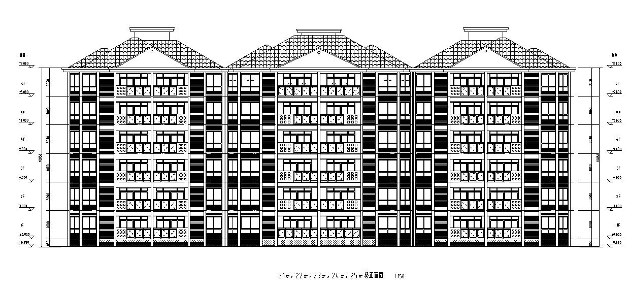 [重庆]多层现代简约中式住宅建筑设计方案文本（含CAD）施工图下载【ID:166332142】