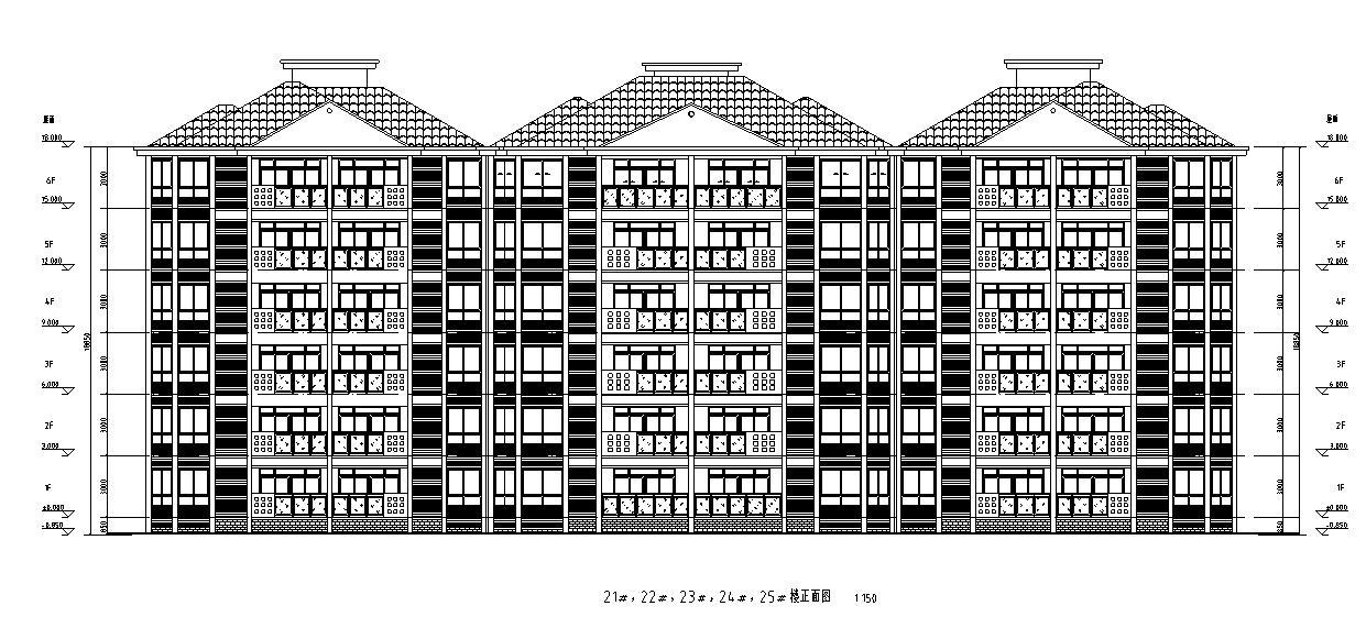 [重庆]多层现代简约中式住宅建筑设计方案文本（含CAD）施工图下载【ID:149777195】