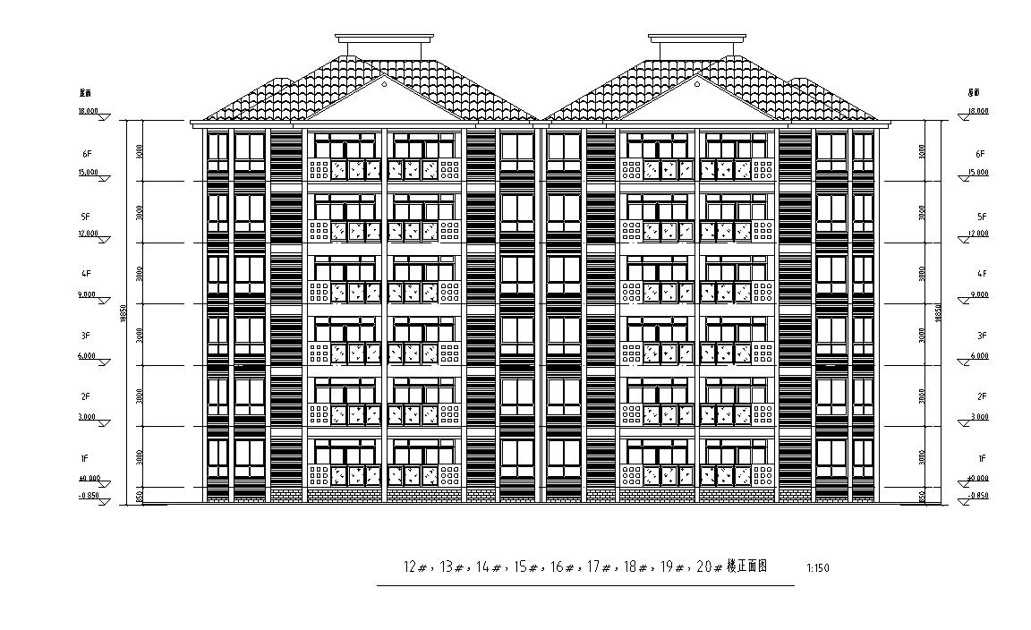 [重庆]多层现代简约中式住宅建筑设计方案文本（含CAD）施工图下载【ID:166332142】