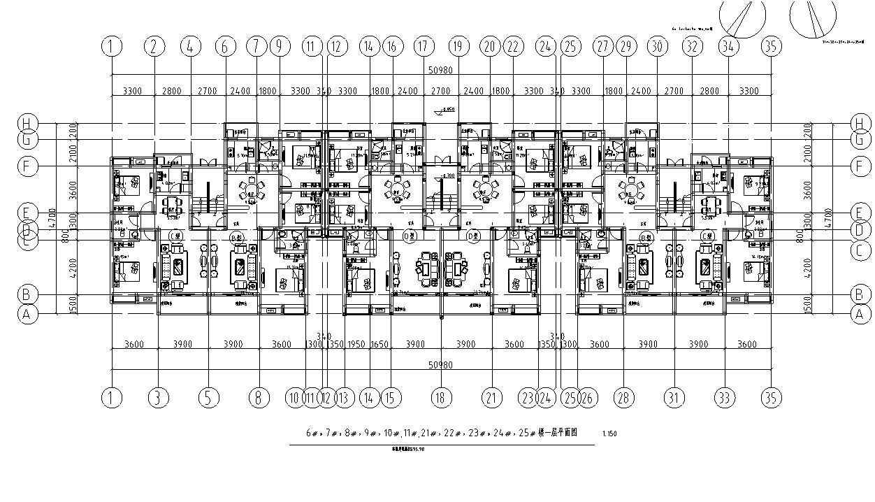 [重庆]多层现代简约中式住宅建筑设计方案文本（含CAD）施工图下载【ID:166332142】