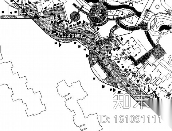 [长沙]住宅小区环境景观设计施工图cad施工图下载【ID:161091111】