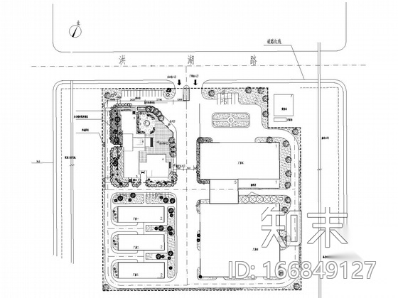 [毕业设计]哈尔滨某五层综合办公楼方案图cad施工图下载【ID:166849127】