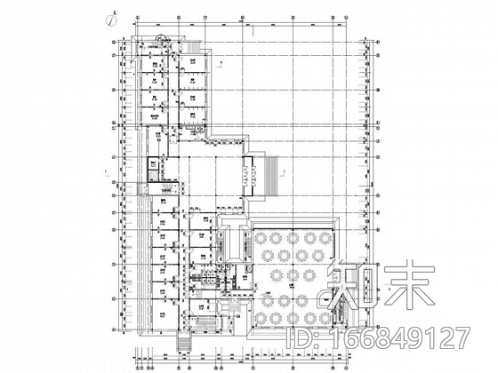 [毕业设计]哈尔滨某五层综合办公楼方案图cad施工图下载【ID:166849127】